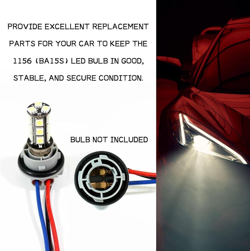 SamWinGear 2PCS 1157 Bulb Socket 2357 Brake Light Turn Signal Light Socket Holder Rear Tail Light Wiring Harness, LED Bulb Plug Base Plug Connector Socket 2057 7528 BAY15D for Cars, Trucks, SUVs - Image 5
